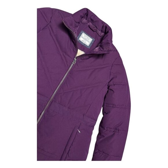 FAT FACE Designer Fleece Lined RECYCLED POLYESTER FILL Parka Coat Womens XS - Picture 5 of 8